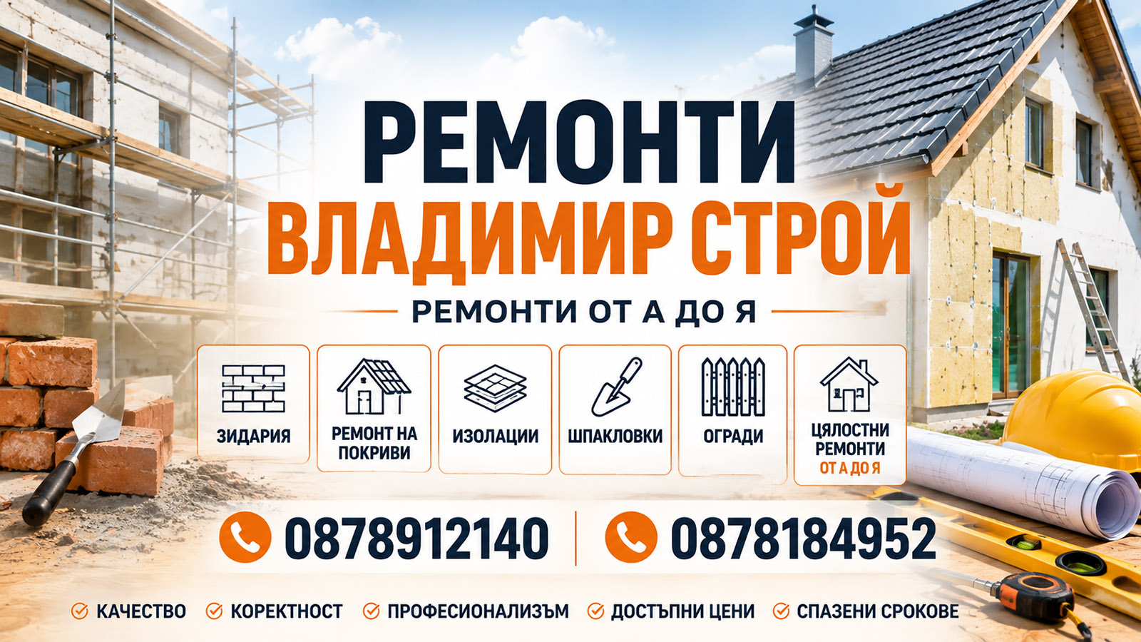Ремонти Владимир Строй корица